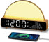 HAODINGMAI Sunrise Alarm Clock Wake Up Light with Sunrise Simulation White Noise Machine