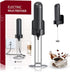 Rechargeable Handheld Milk Frother for Coffee, Electric Whisk with Wall Mounted Stand for Lattes, Hot Chocolate