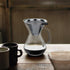 Pour-over Coffee Maker with Filter, Glass Drip Coffee Maker, Filter Pot with Scale for Office and Home Use