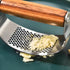 Set Garlic Press Rocker Stainless Steel Ginger Crusher, Garlic Mincer and Squeezer Kitchen Gadget with Ergonomic