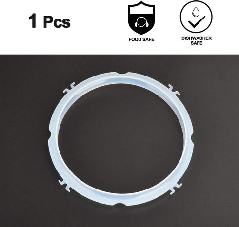 uxcell Silicone Gasket Sealing Ring for Electric, 8.7 Inch Inner Diameter, Fits 5/6 Models