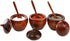 DEAYOU 3 Pack Wood Salt Box Spice Jar, Natural Wooden Salt Cellar with Lid and Spoon for Kitchen, Japanese Style