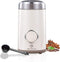 DR MILLS DM-7441 Electric Coffee Grinder, One Touch Operation, Stainless Steel Blade & Cup (White)