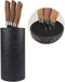Universal Knife Block without Knives, Multi-Functional Resin Round Knife Holder with Unique Design for Easy Cleaning