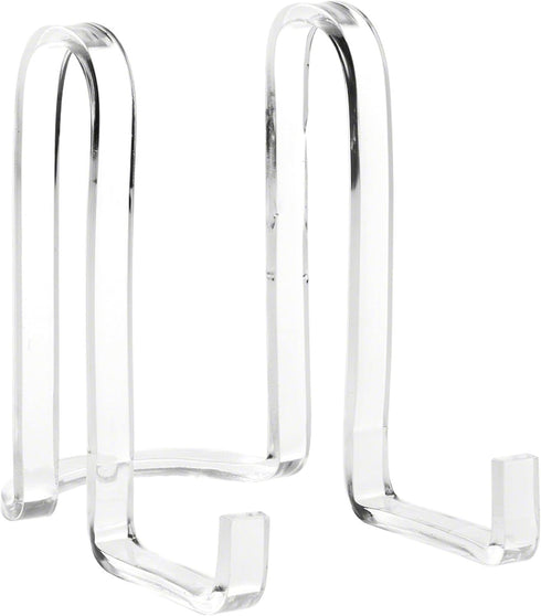 Plymor Clear Acrylic Ribbon-Style Display Easel, 6.125" H x 4" W x 6.5" D