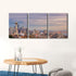 Bedroom Wall Art Seattle Cityscape Pictures | 3 Panel Canvas Artwork for Living Room Modern Decor