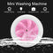 Sink Washing Machine,Mini Portable Washing Machine,Mini Ultrasonic Powered Turbo Travel Laundry Washer,Portable Washer Machine with Suction Cup for Travel,Camp,Business Trip