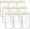 Overnight Oats Containers with Lids, 24oz Wide Mouth Mason Jars with Lids,