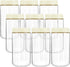 Overnight Oats Containers with Lids, 24oz Wide Mouth Mason Jars with Lids,