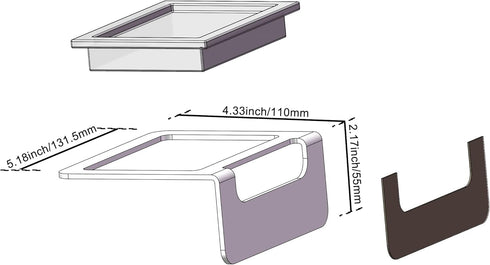 304 10LB Shower Soap Holder - Minimalist Design SUS Soap Dish - No Drilling Bar Soap Holder - Max Bearing