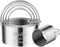 iNeibo Biscuit Cutter Set, Round Shape Cookie Cutters for Pastry Dough Baking, DIY Cake Décor