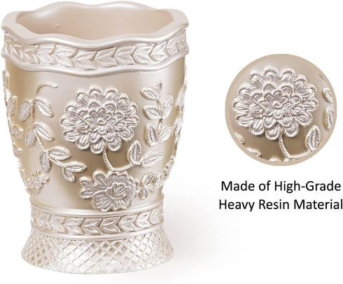 Popular Bath 942705 Rose Vine Tumbler, Beige-Taupe