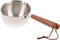 Small Stainless Steel Sauce Pot - Mini Camping Saucepan for Grill Basting, Milk, and Induction Cooking