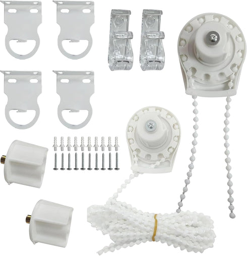 2 Set Roller Shade Accessory Set - Roller Blinds Connector Shades Clutch for 1.1" Tube Fitting Parts