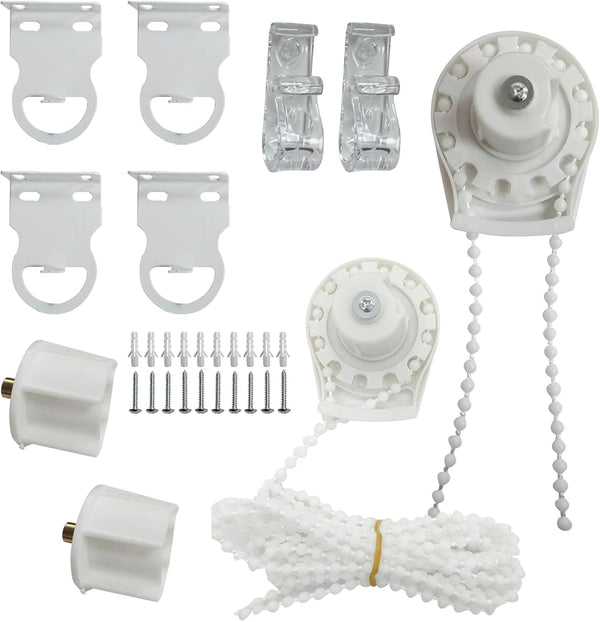 2 Set Roller Shade Accessory Set - Roller Blinds Connector Shades Clutch for 1.1" Tube Fitting Parts