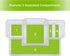 Kenney Bathroom Countertop Hair Care Center Organizer, Clear Storage Solution