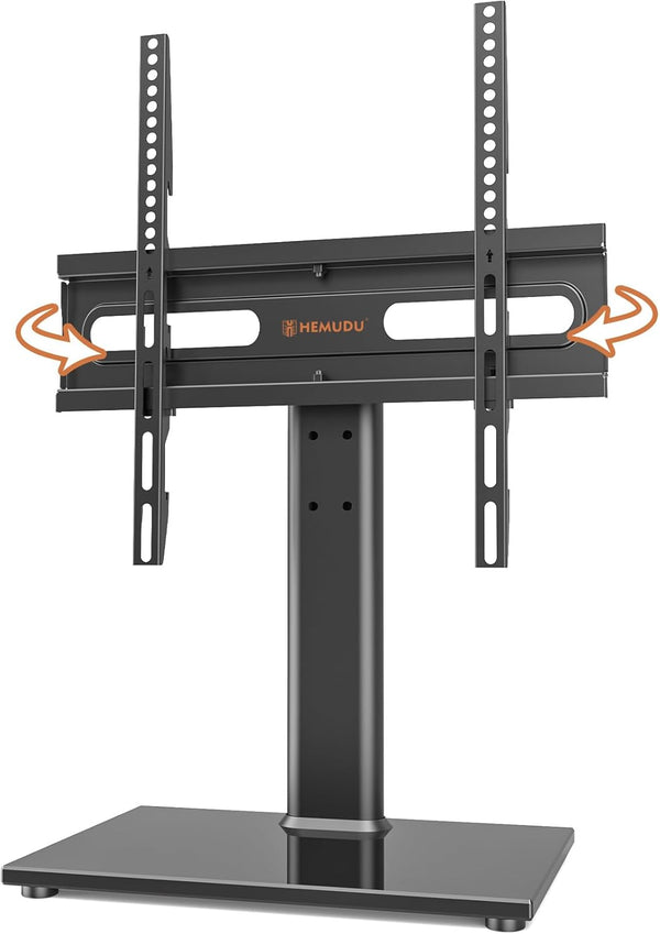 Hemudu Universal Swivel TV Stand - Table Top TV Stand for 27-60 inch