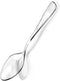 Zappy 100 Clear Mini Plastic Spoons - 3.75" Dessert & Ice Cream Spoons (Pack of 100)