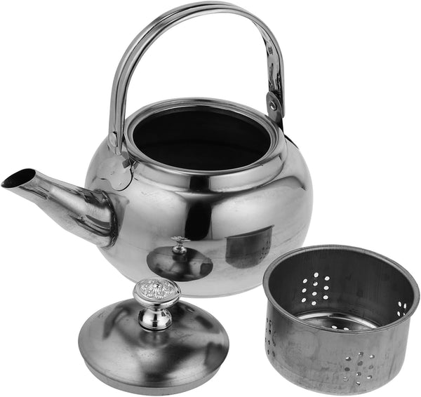 Camping Stoves Hot Water Kettle, Stainless Steel Tea Kettle for Camping Coffee Pot