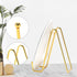 3 Pack 6 Inch Plate Stands for Display, Gold Metal Frame Easel Holder for Pictures, Books, Plates