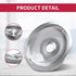 WB31T10010 and WB31T10011 Drip Pans for Electric Stove, Compatible with GE Range, Set of 4, Silver