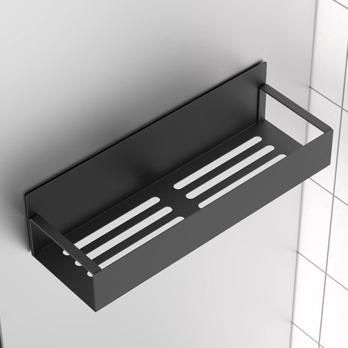 HuggieGems 6-Pack Magnetic Spice Rack - Black Refrigerator Organizer