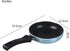 Zoofen 4.7" Frying Pan Mini Round Egg Skillet Non Stick One Egg Fry Pan Breakfast Pan with Long Handle by Zoofen