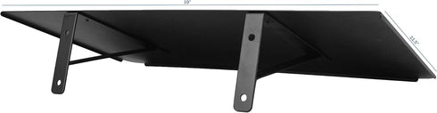 STAND-TV03E SHELF-TV03E VIVO Black Attachable Shelf for TV Cart Series