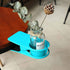 Drink Cup Holder Clip, Home Office Table Desk Side Huge Clip for Water Drink Beverage Soda Coffee Mug Holder (New Blue)