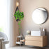 2 Pack Sbosbo Wall Plant Holder, Metal Floating Shelves Indoor, Window Sill Plant Shelf for Bedroom Bathroom Living