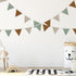 2 7.75 Oudain Pcs Pennant Banner Flags Nursery Garland Triangle Bunting Flags Playroom Wall Decor Banner for Nursery