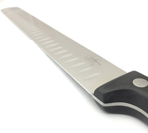 Professional 12" Meat Cutting Knife - Ultimate 100% Steel Slicing Knife for Meat