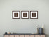 8x8 Set 3 5x5 8x8 Picture Frame of with Real Glass for Pictures with Mat or Without Mat, Wall Mounting or Tabletop