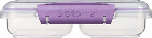Sistema Small Split Storage Container, 11.8 Ounce (Colors may vary)