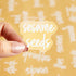 Talented Kitchen Pantry Labels for Containers (375 Pack) - White Script Stickers for Organizing Food Storage