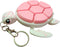 Sea Turtle Fidget Clicker Bag Charm, Sensory Figure Keychain, Articulating Head, Flippers
