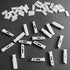 Vertical Blinds Replacement Stem and Gear, White Vertical Blind Stems, Vertical Blinds Repair Kit Used for Headrail, Carrier Stem Vertical Blinds Curtain Accessories(12 Sets)