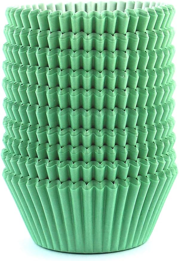 Baking Cups Cupcake Liners, Standard Sized, 300 Count, Green