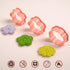 8 Pack 3D 8 Flower Cookie Cutters, Cookie Cutter with Plunger Stamp, Styles Spring Flowers Cookie Stamps for Home