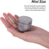 Boundless Voyage Titanium Small Tin Can Box Canister, Food Storage Container for Tea, Coffee, Herb, Candy, Chocolate,