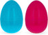 Set 2 10 Inches BestPysanky of Pink and Blue Giant Jumbo Large Size Fillable Plastic Easter Eggs