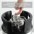 Corny Carbonation Keg Lid, Ball Lock Keg Lid with Diffusion Stone, Pressure Relief Valve, Clamp and Tube for Homebrew