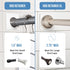 XL Adhesive Shower Rod Holder | Heavy Duty Tension Rod Holder | Waterproof, No Drilling | 2 Pack | Rod Not Included