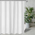 2-Pack Fabric Shower Curtain Liners - Lightweight White Cloth with Magnets, Washable & Water Repellent, 71" W x 72" L