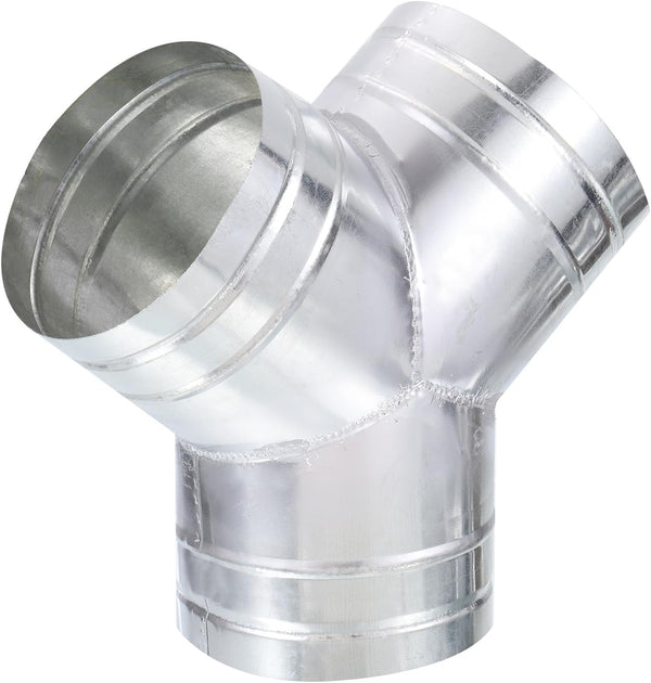 PATIKIL 6 Inch 3 Way Duct Splitter, Y Connector Air Vent Duct Hose Adapter for Dryer Exhaust Fan Vent Systems HVAC