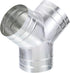 PATIKIL 6 Inch 3 Way Duct Splitter, Y Connector Air Vent Duct Hose Adapter for Dryer Exhaust Fan Vent Systems HVAC