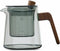 Glass Teapot with Removable Glass Infuser, 17oz/500ml Teapot Kettle for Blooming and Loose Leaf Tea Maker
