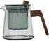 Glass Teapot with Removable Glass Infuser, 17oz/500ml Teapot Kettle for Blooming and Loose Leaf Tea Maker