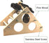 Vehomy Chicken Perch Wood Stand with Holes Chick Stand Trainning Perch Hen Roost bar for Chicks Poultry Swing Chicken