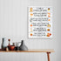 LISTNGBO 12" 15" Bible Verses Wall Decor for Kids,I Am Child Of God Scripture Wall Art Canvas Framed,Christian Kids